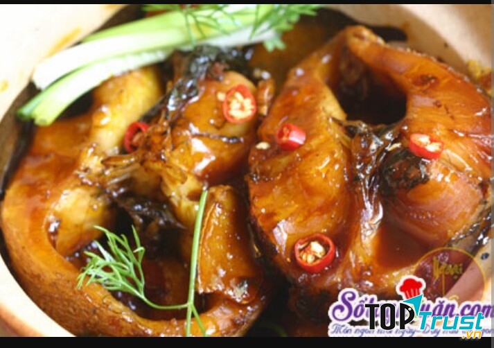 Cá chép kho riềng