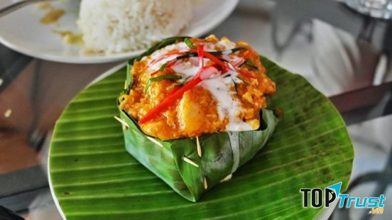 Cá hấp Amok