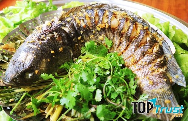 Cá lóc hấp bia