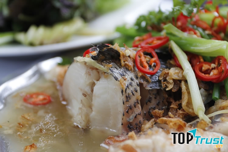 Cá lóc hấp bia