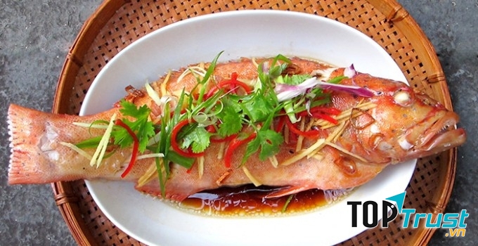 Cá mú đỏ của Côn Đảo cực kỳ thích hợp để chế biến thành các món sốt