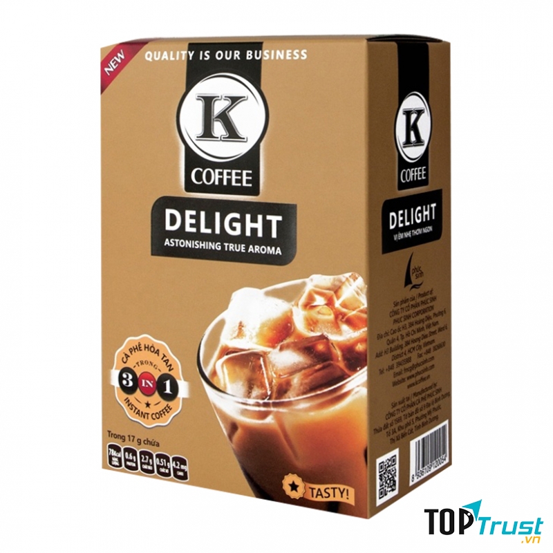 Cà phê hòa tan K-Coffee Delight 3in1