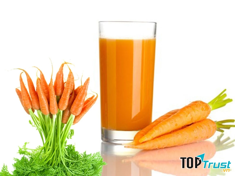 Cà rốt và sinh tố cà rốt