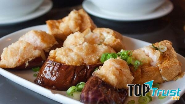 Cà tím nhồi đậu phụ