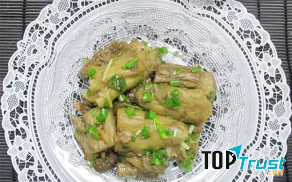 Cà tím nướng mỡ hành
