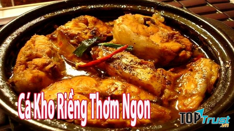 Cá trắm kho riềng sả