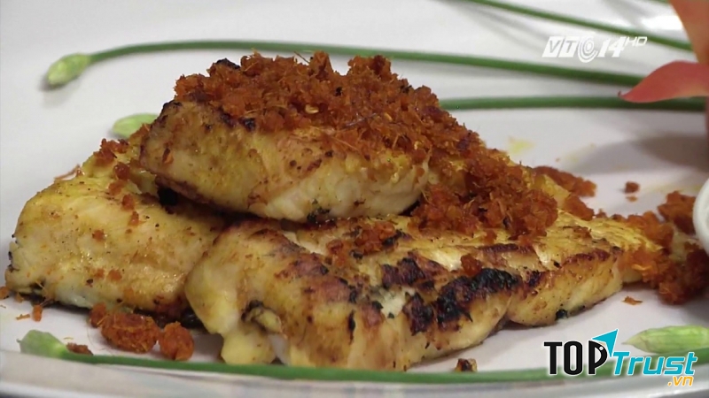 Cá trắm nướng riềng mẻ