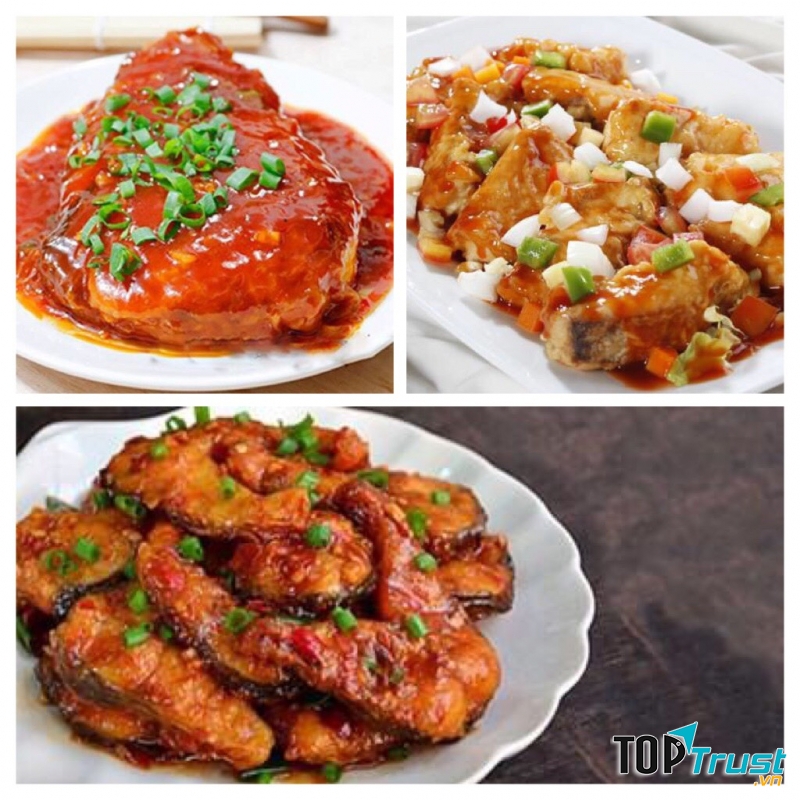 Cá trắm sốt chua ngọt