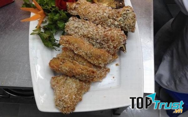 Cá trắm tẩm bột chiên xù