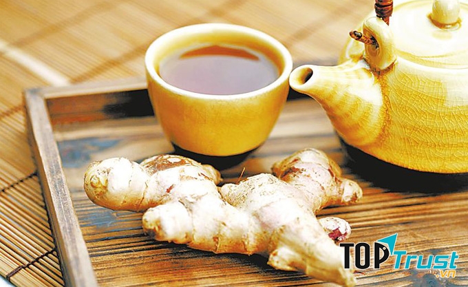 Chữa viêm họng hạt bằng gừng tươi