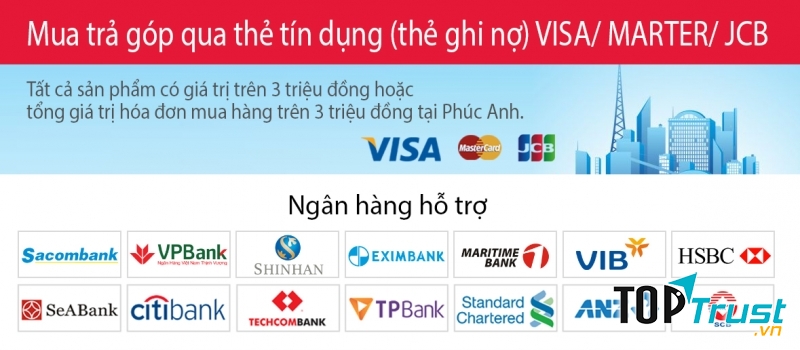 Trả góp qua thẻ tín dụng