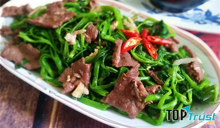 Các món ăn chế biến từ thịt bò