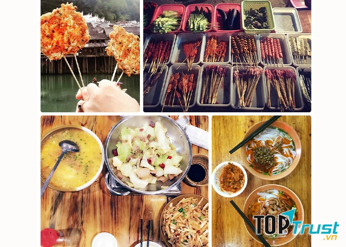 Một số món ngon bạn nên thử khi đến Phượng Hoàng cổ trấn