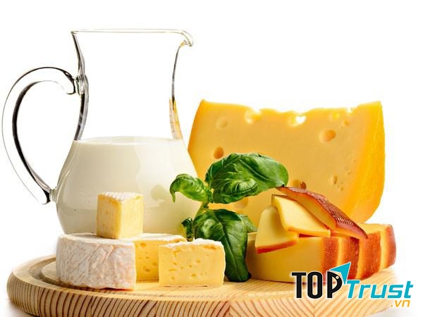 Các sản phẩm từ sữa chứa axit arachidonic có thể gây ra chứng chuột rút kinh nguyệt.