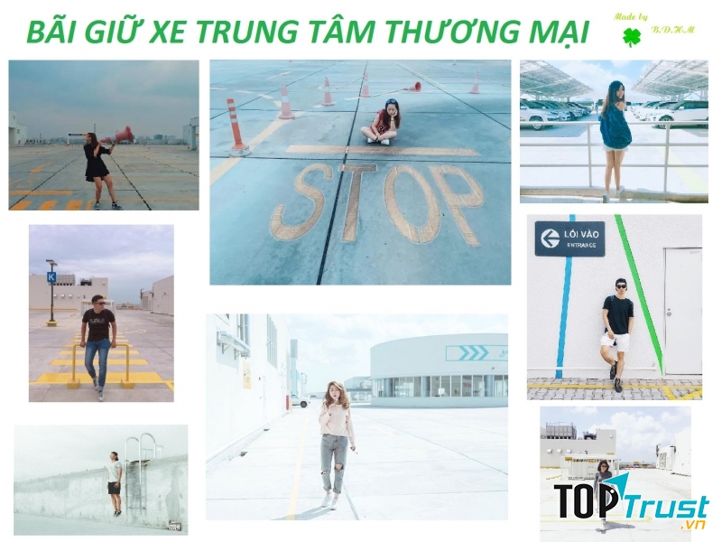 Bãi giữ xe không phải là nơi chụp ảnh tồi đâu nhé! - Nguồn: Sưu tầm