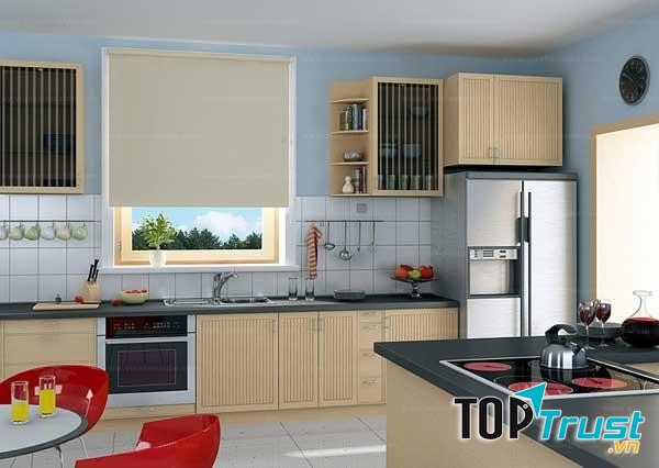 Cách bố trí phòng bếp gọn gàng, ngăn nắp