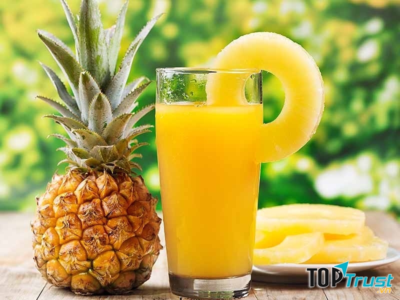 Cách giảm cân bằng dứa và gừng