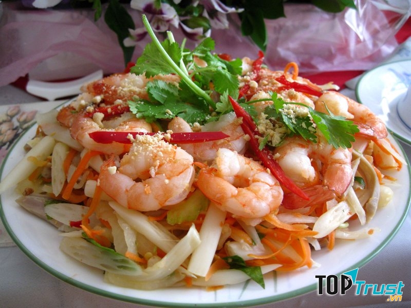 Gỏi xoài tôm tươi