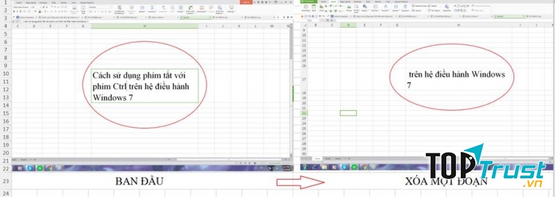 Cách sử dụng phím tắt Undo / Redo
