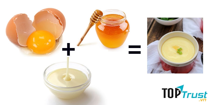 Trứng gà, sữa và mật ong giúp tăng vòng 1