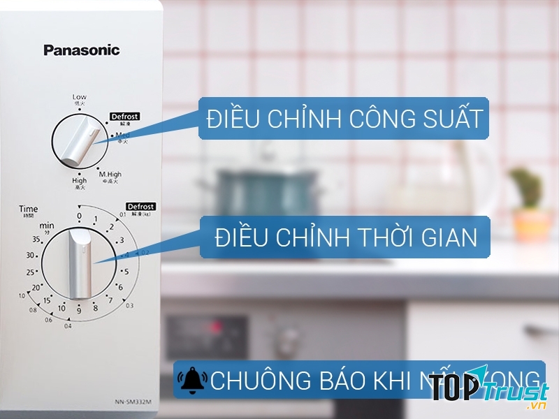 Bảng điều khiển cơ đơn giản, dễ sử dụng