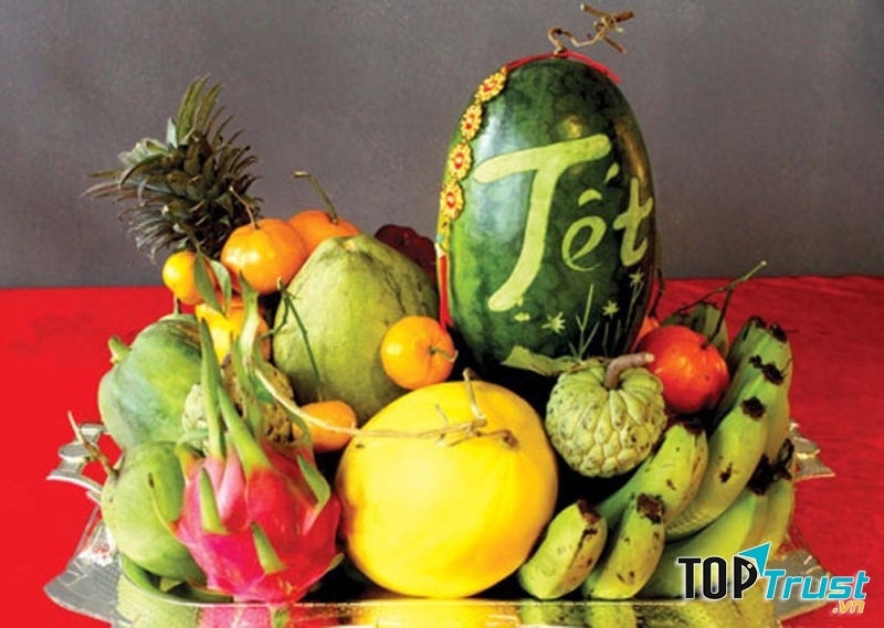 Cách trình bày mâm ngũ quả đẹp