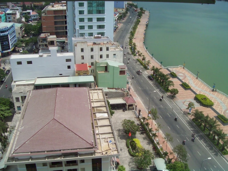 Cảnh nhìn từ Cafe Green Plaza