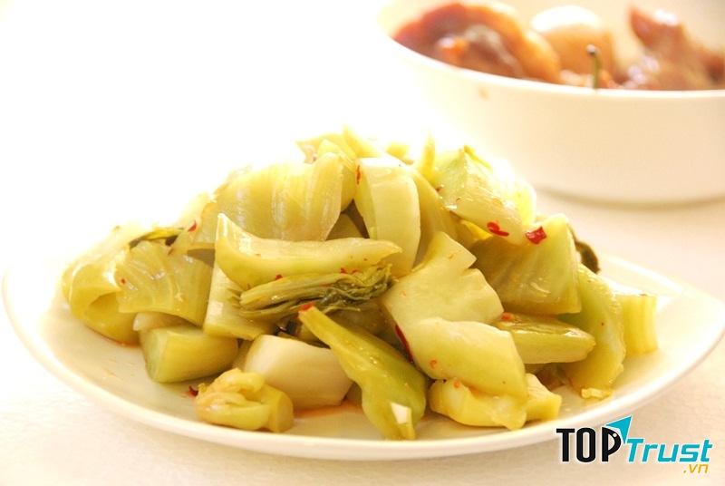 Dưa cái bẹ muối giòn