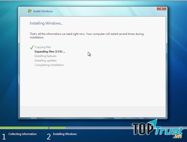 Cài lại Windows nếu máy bị nhiễm virus