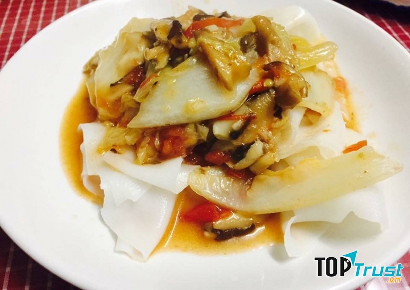 Cải thảo xào nấm hương