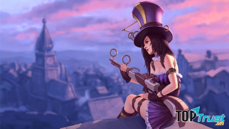 Caitlyn là một xạ thủ có sải tay khá rộng trong Liên minh huyền thoại
