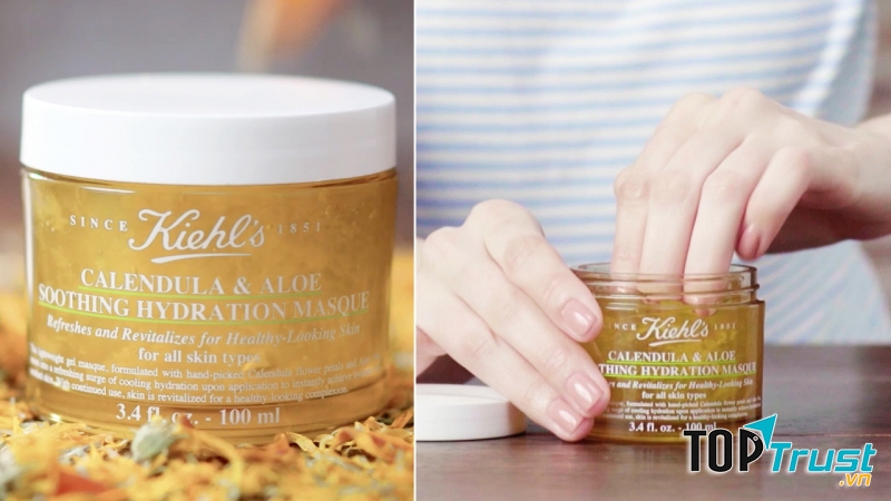 Mặt nạ phục hồi da Kiehl's Calendula & Aloe Soothing Hydration Mask