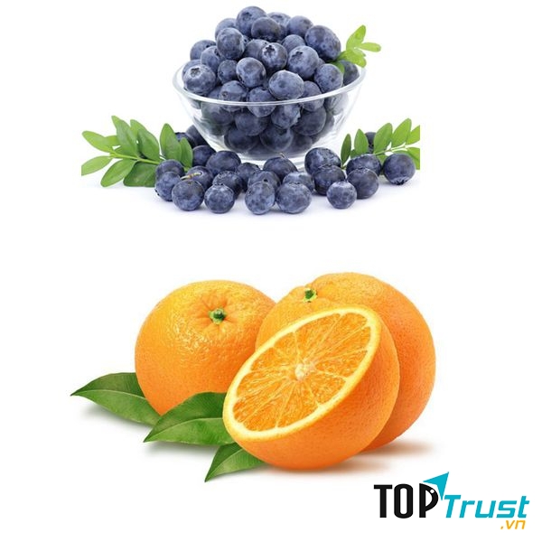 Cam và việt quất