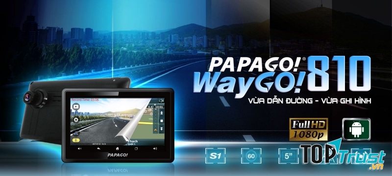 Camera hành trình Papago 810﻿ là một thiết bị đa chức năng