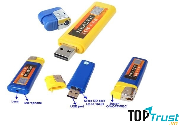 Camera hình bật lửa