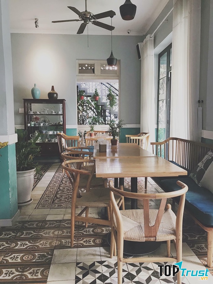 Quán sở hữu cho riêng mình nét đẹp tối giản của phong cách trà Nhật Bản