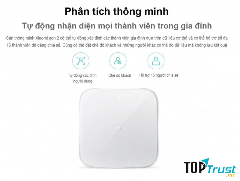 Cân điện tử thông minh Xiaomi Scale 2 Universal