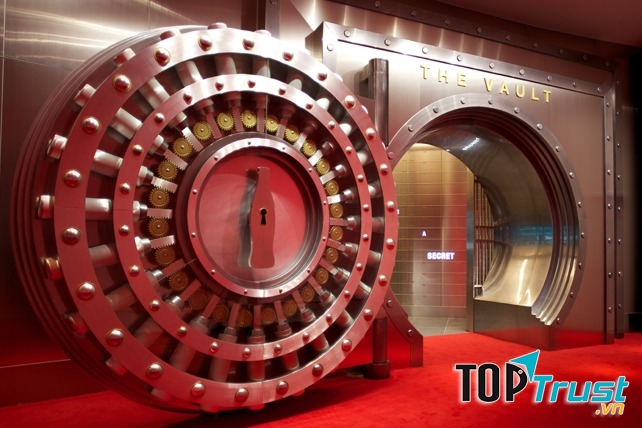 Căn hầm của Coca-Cola trong bảo tàng ở Atlanta (Mỹ)