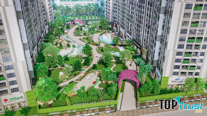 Không gian tiện ích của căn hộ C SkyView Bình Dương