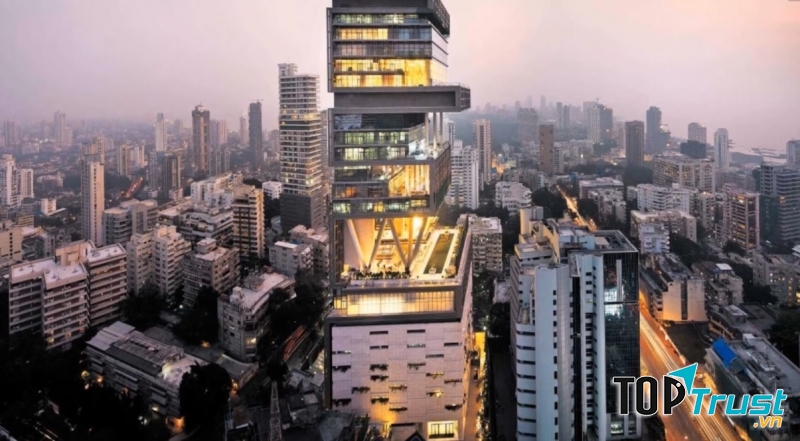 Căn nhà đắt nhất thế giới - Antilia Tower