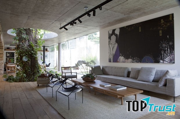 Nhìn từ phòng khách