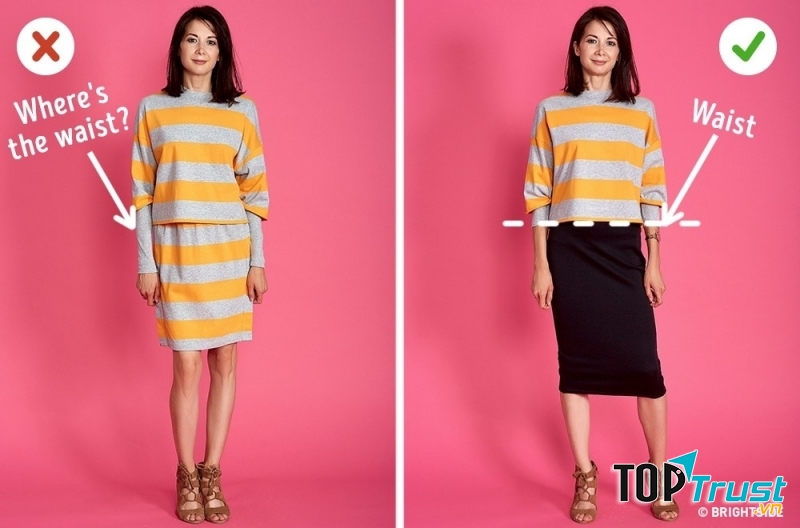 Cẩn thận khi sử dụng họa tiết kẻ ngang