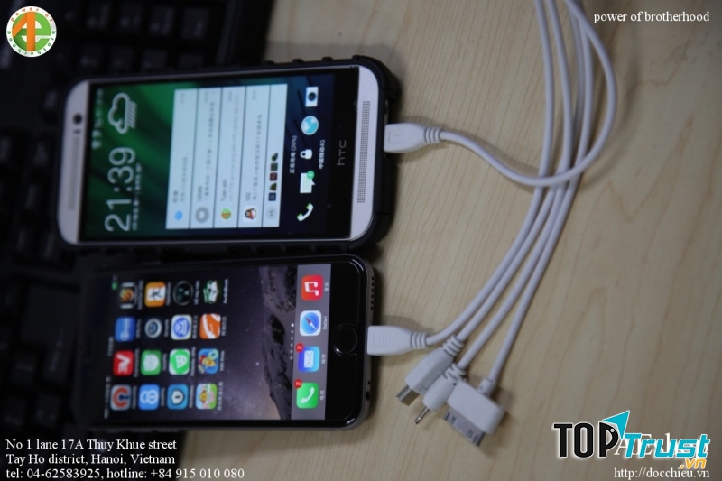 Cẩn thận khi sạc điện thoại ở những nơi công cộng, nhất là sạc bằng dây kết nối với máy vi tính