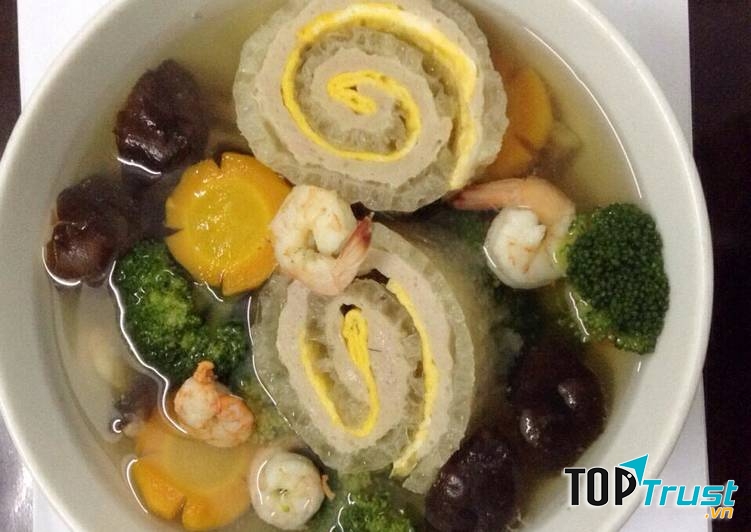 Canh bóng thả thơm ngon, giàu dinh dưỡng