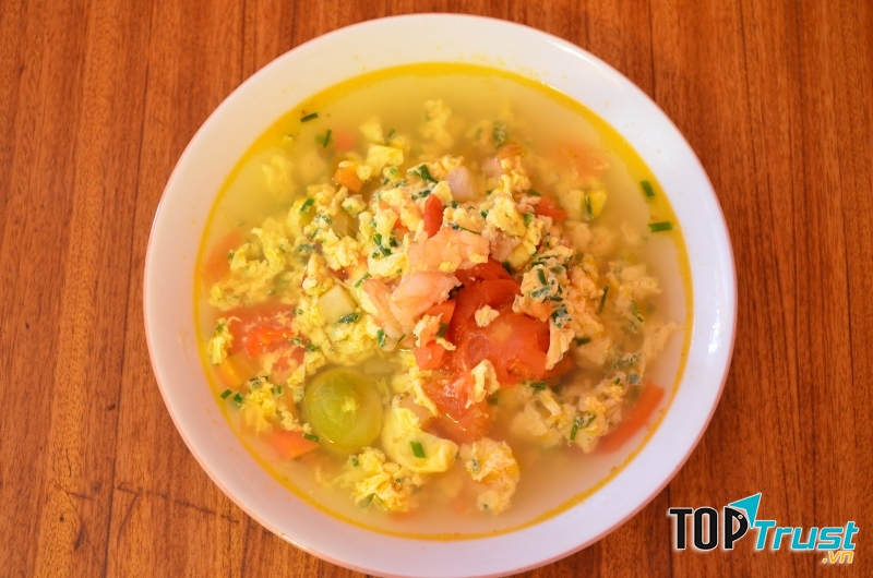 Canh cà chua trứng