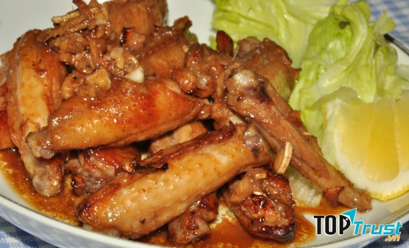 Cánh gà nướng xì dầu