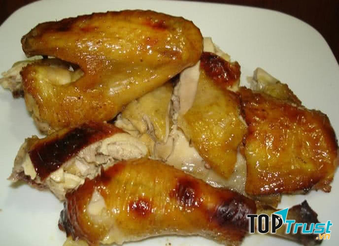 Cánh gà quay nước cốt dừa