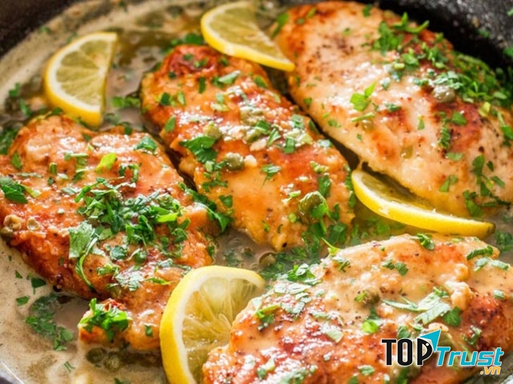 Cánh gà sốt chanh