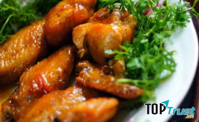 Món cánh gà sốt me