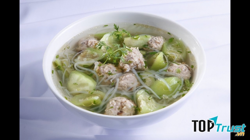Canh mướp non thịt nạc